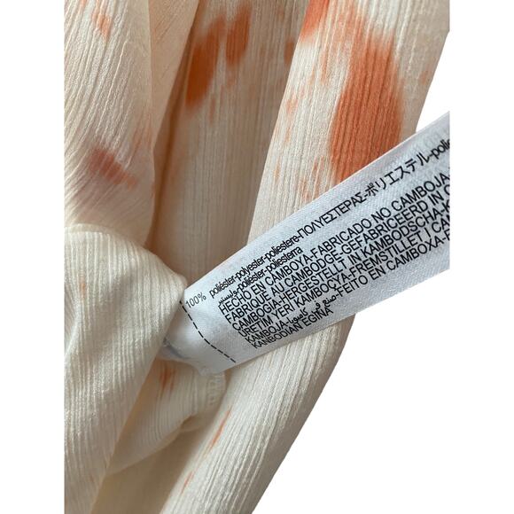 ZARA PAINT SPLATTER OVERSIZED BUTTON DOWN SIZE SMALL NWOT - Picture 4 of 9